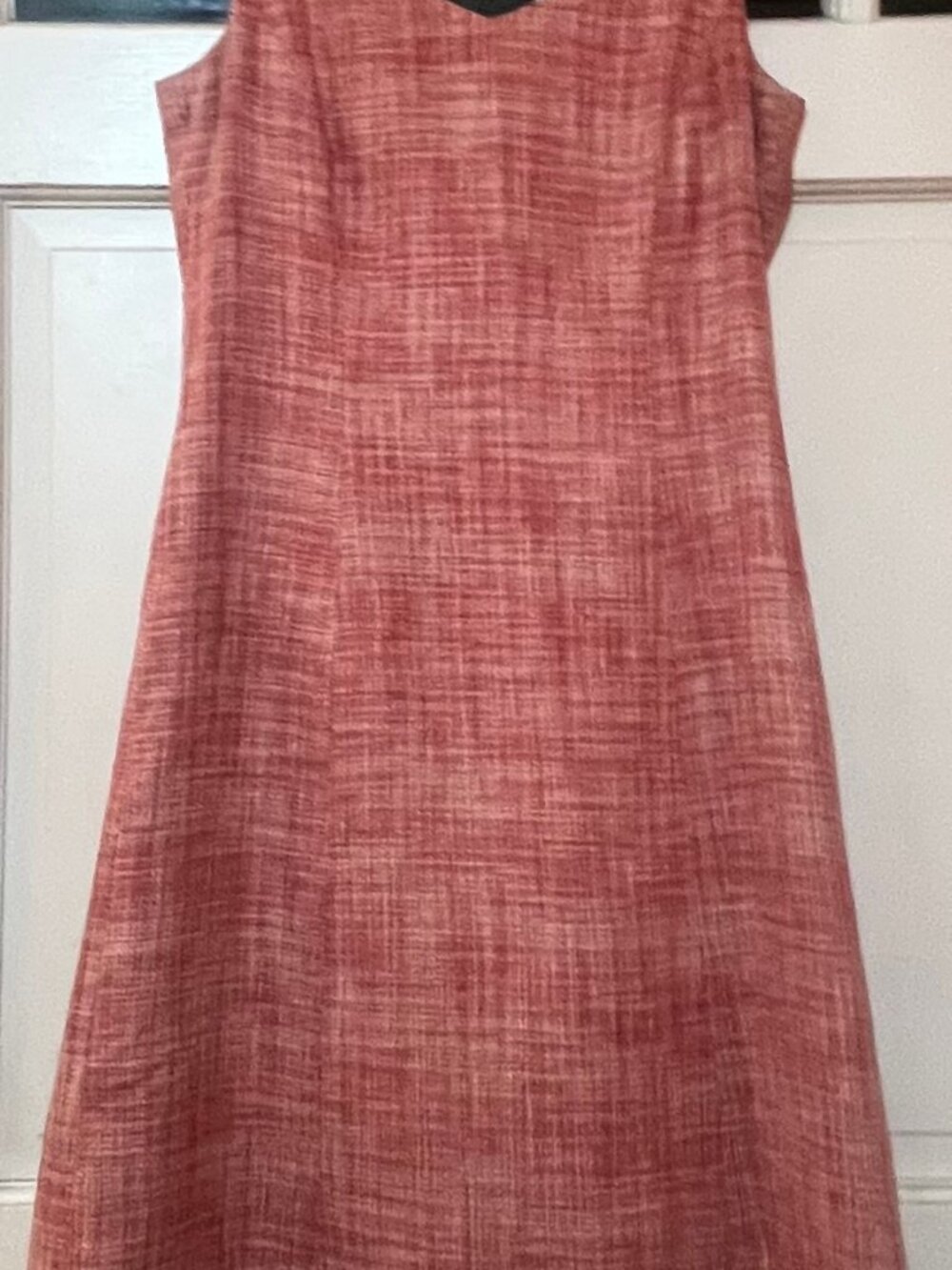 Vintage Ann Taylor Silk Linen Blend Textured Sheath Dress - Size 6